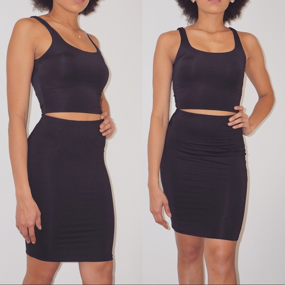 FLASH SALE⚡️Crop Top + High Wasted Skirt/ SET -NWT - Picture 2 of 4